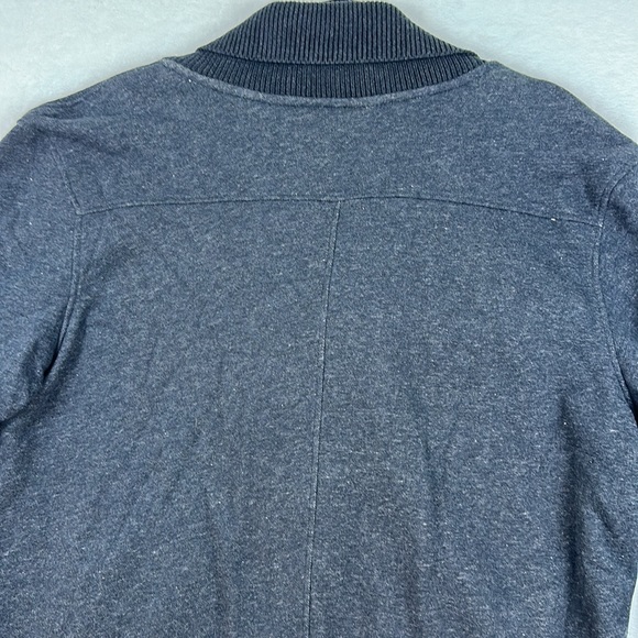 DKNY Men’s Button Up Cardigan Black Size Large - Picture 8 of 9